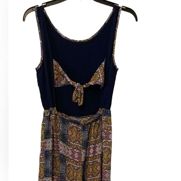Boho patchwork wide leg jumpsuit XS - Picture 4 of 8